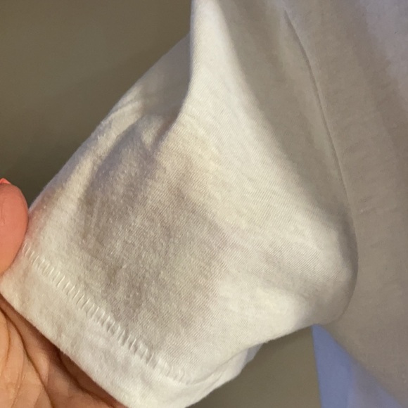 BP NORDSTROM OVERSIZED V T-shirt modern SOLID WHITE available in S and M - Picture 4 of 8